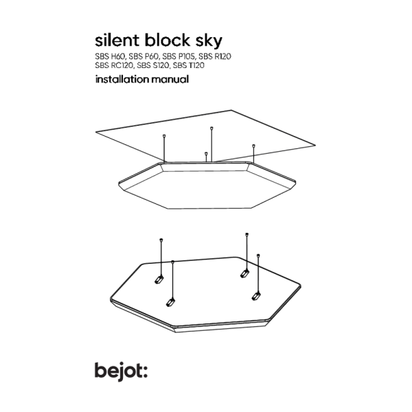 silent block sky - instrukcja montażu PL EN